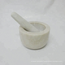 White Marble Mortar and Pestle